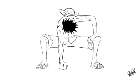 Луффи 2 Гир Манга