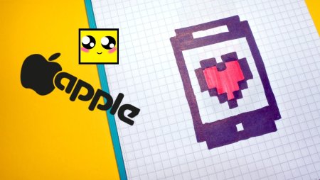 Рисунки по клеточкам смартфон