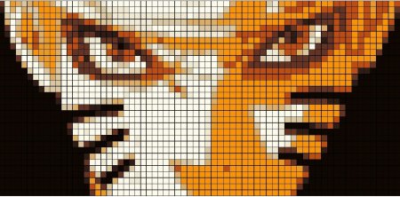 Наруто по клеточкам