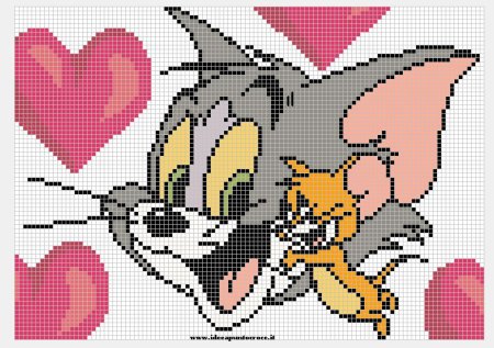 Схемы вышивки крестом из мультфильмов