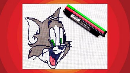 Том и Джерри пиксель арт