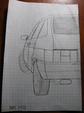 Рисунки по клеточкам машины