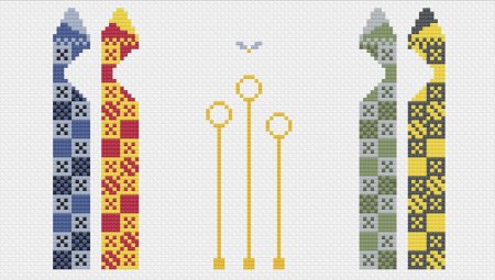 Рисунки по клеточкам закладки