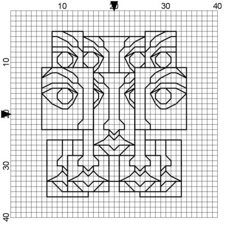 Орнамент по клеточкам