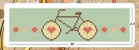 Схемы для фенечек прямого плетения узкие