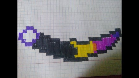 Керамбит блок страйк по клеточкам