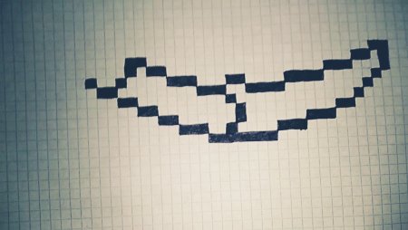 Керамбит по клеточкам