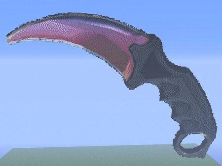 Керамбит по пикселям