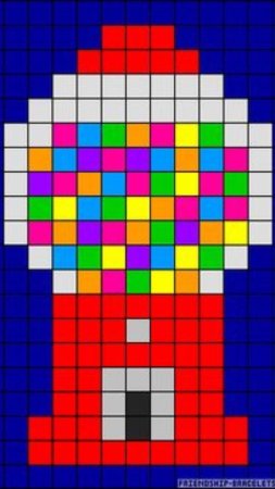 Жвачка по клеточкам