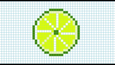 Авокадо по клеткам