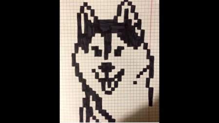 Крутые рисунки по клеткам