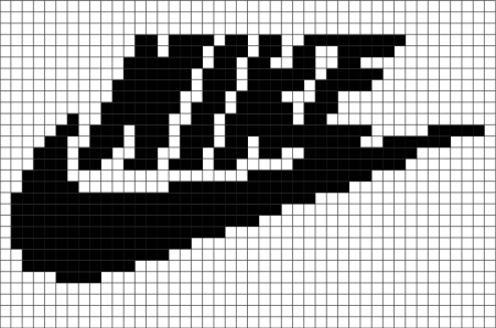 Кроссовок по клеточкам