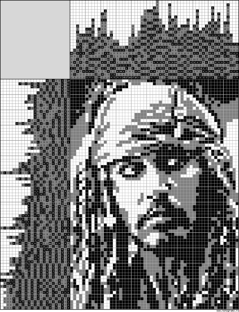 Японский кроссворд Джек Воробей