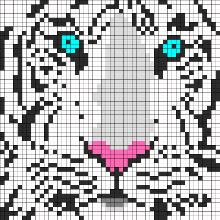 Картинки по клеточкам сложные