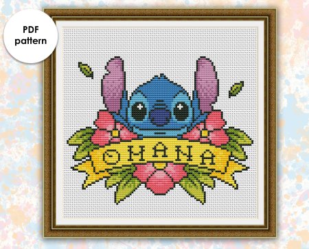 Пиксельная Энджел и Стич