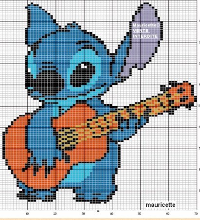 Термомозаика Стич маленький