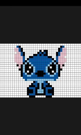 Стич вышивка крестом схема