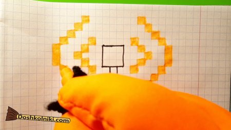 Ксения Куприкова рисунки по клеточкам