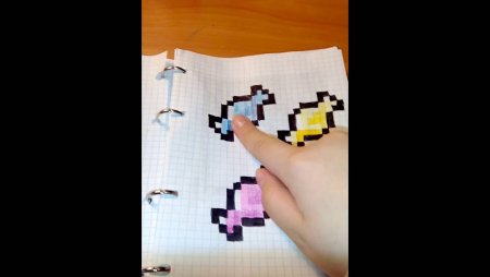 Рисунки по клеточкам Ксении Куприковой