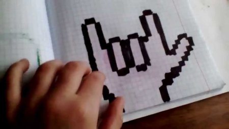 Рисование по клеткам Ксения