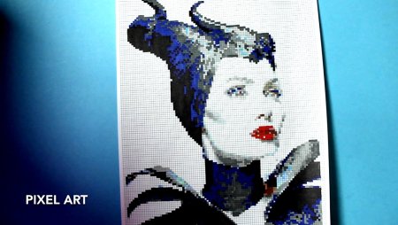 Малефисента пиксель арт