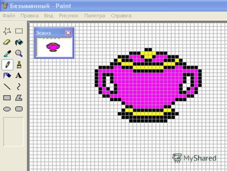 Рисунки по клеточкам приложение