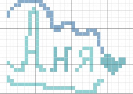 Рисунки по клеточкам имена