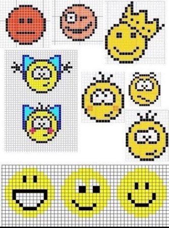 Вышивка смайлики схемы