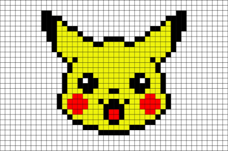 Пиксельный Пикачу