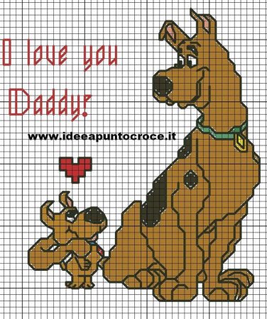 Скуби Ду по клеточкам