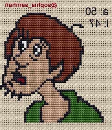 Скуби Ду вышивка