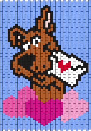 Скуби Ду вышивка крестом схемы