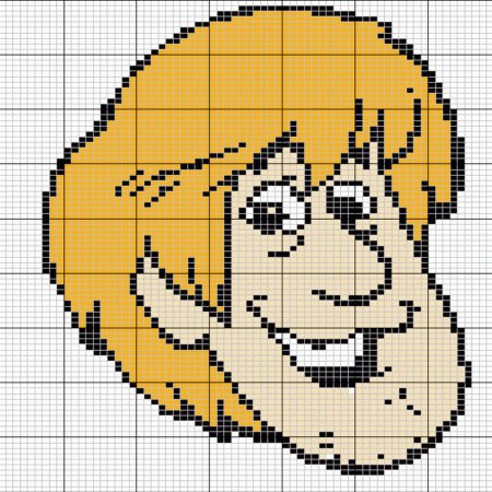 Скуби Ду Pixel Art