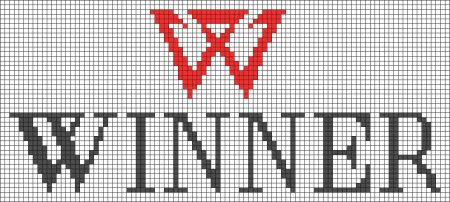 Схема вышивки крестом кпоп