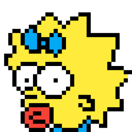 Фландерс из Симпсонов по пикселям