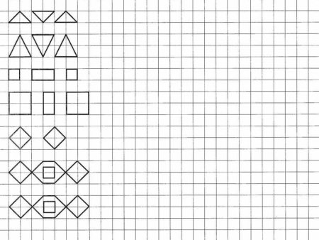 Рисование по клеточкам для детей