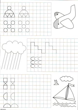 Задания на симметрию для дошкольников