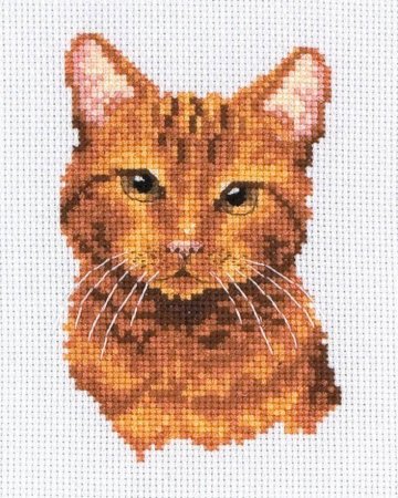 Вышивка рыжие коты