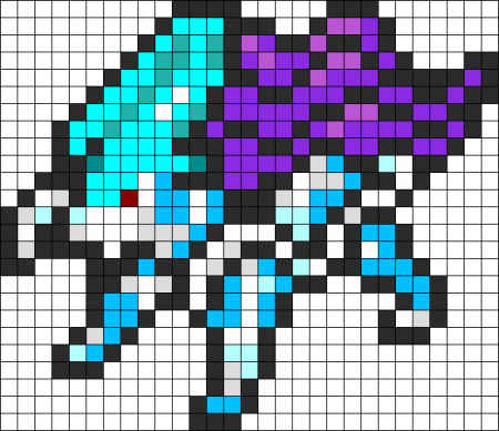 Рисунки по клеточкам космос