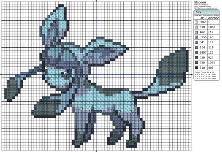 Покемон пиксель Вапореон