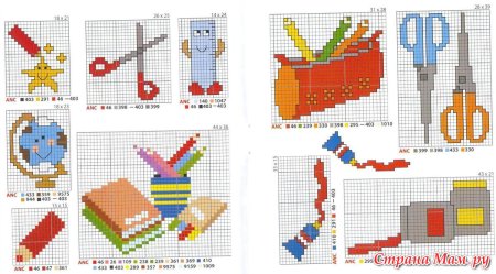 Шитье крестиком схемы