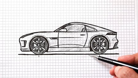 Ford Mustang Shelby gt500 чертеж