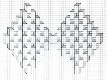 Узоры по клеточкам в тетра