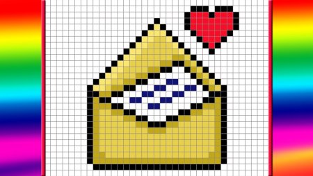 Конверт по клеточкам