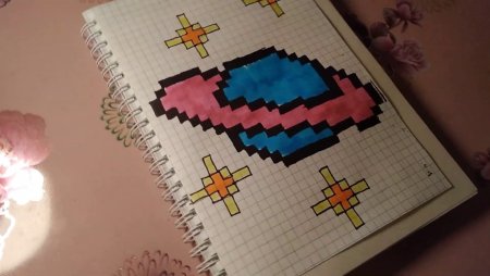 Рисунки в личный дневник в клеточку