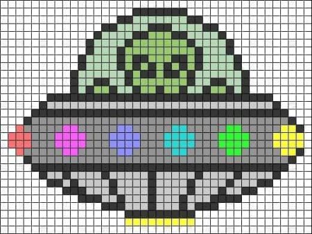 Инопланетянин по клеткам