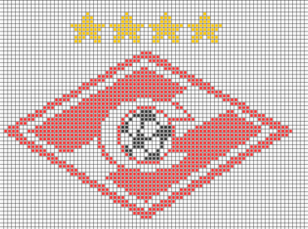 Схема эмблемы Спартака