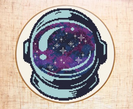 Космическая вышивка крестом