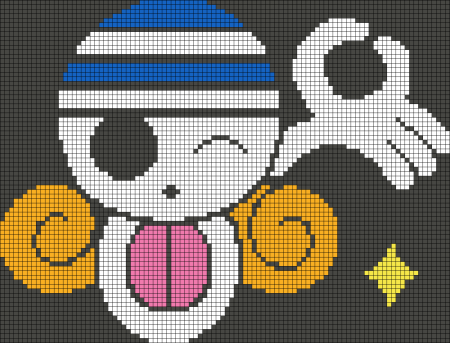 Вышивка Ван Пис крестиком