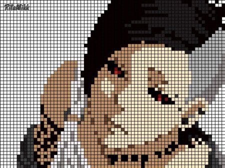 Пиксельное изображение для фенечки